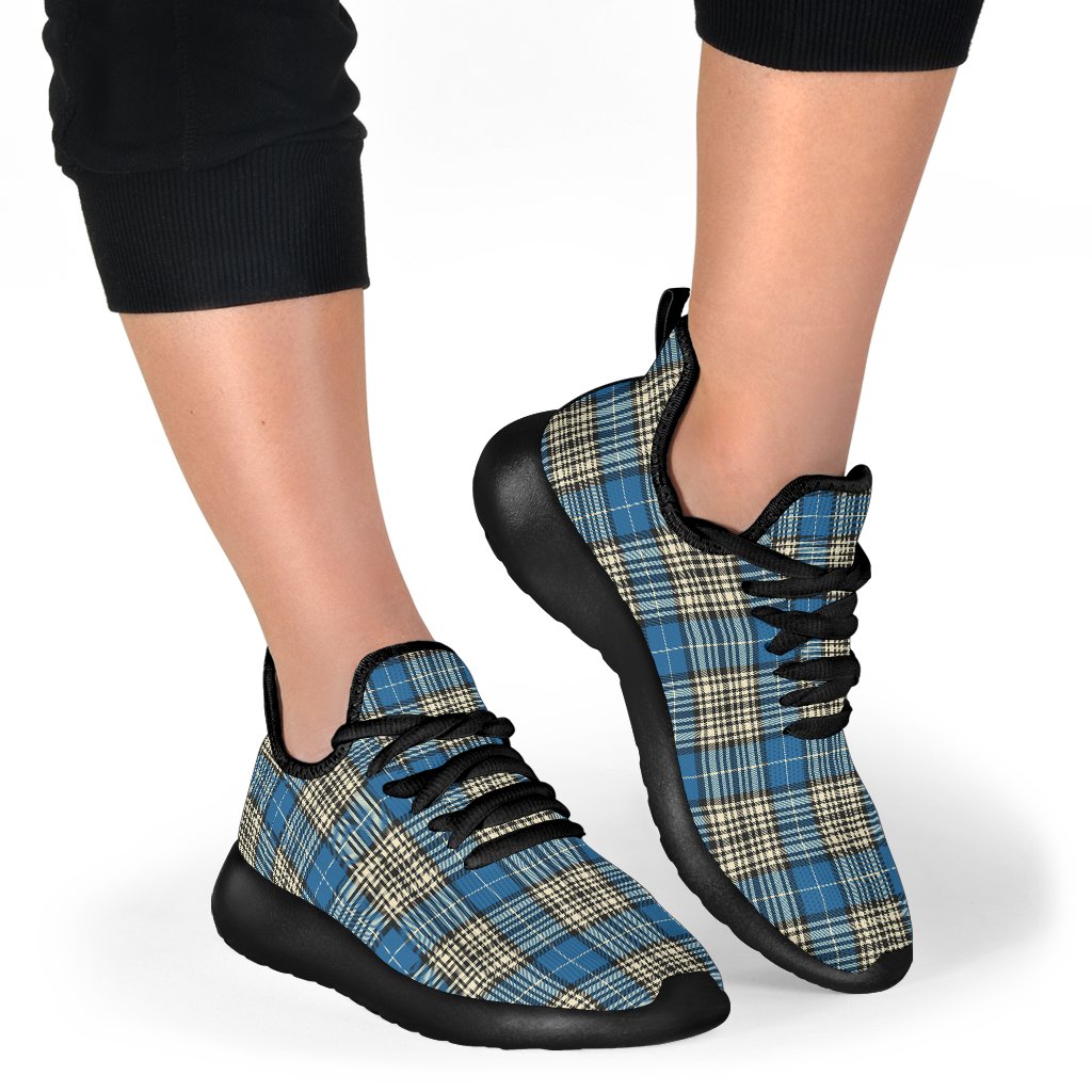 Napier Ancient Tartan Plaid Mesh Knit Sneakers