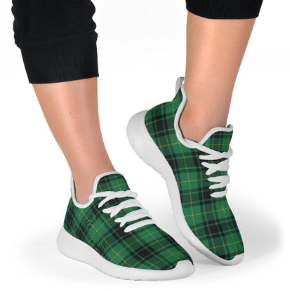 MacArthur Ancient Tartan Plaid Mesh Knit Sneakers