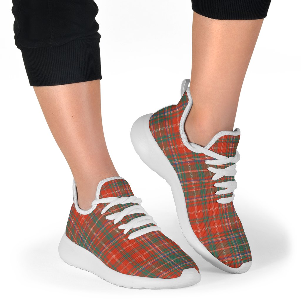 MacDougall Ancient Tartan Plaid Mesh Knit Sneakers