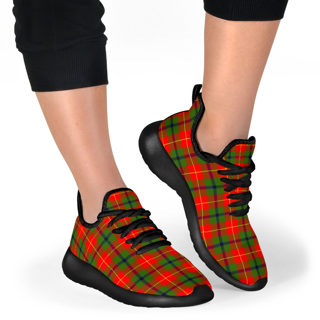 Turnbull Dress Tartan Plaid Mesh Knit Sneakers