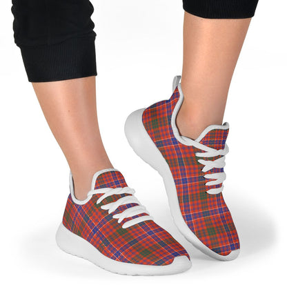 MacRae Ancient Tartan Plaid Mesh Knit Sneakers