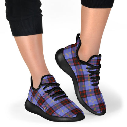 Rutherford Tartan Plaid Mesh Knit Sneakers