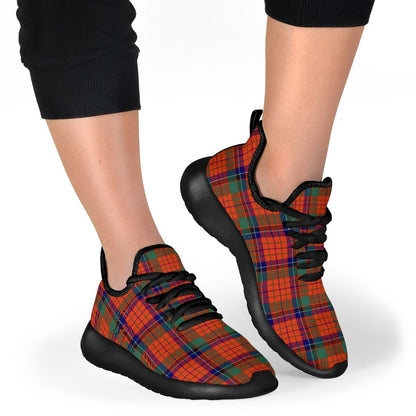 Nicolson Ancient Tartan Plaid Mesh Knit Sneakers