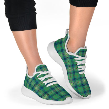 Kennedy Ancient Tartan Plaid Mesh Knit Sneakers