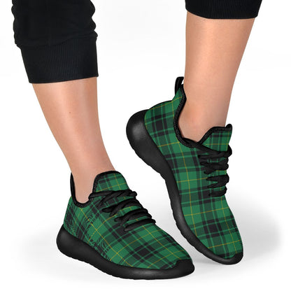 MacArthur Ancient Tartan Plaid Mesh Knit Sneakers