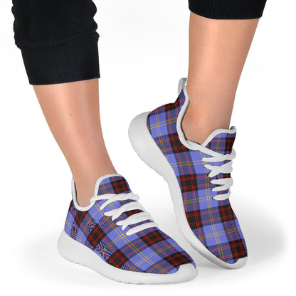 Rutherford Tartan Plaid Mesh Knit Sneakers