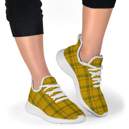 Houston Tartan Plaid Mesh Knit Sneakers