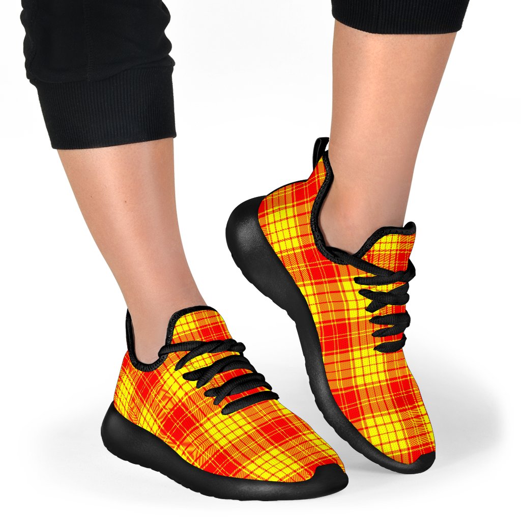 MacMillan Clan Tartan Plaid Mesh Knit Sneakers