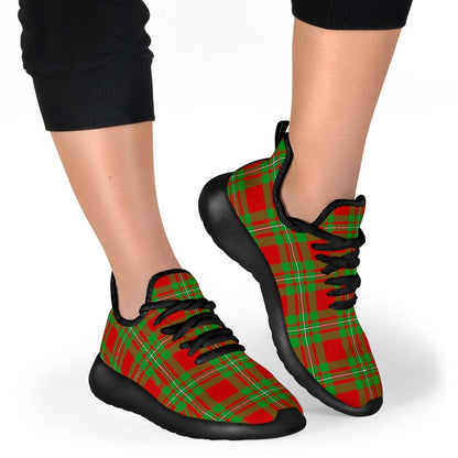 MacGregor Modern Tartan Plaid Mesh Knit Sneakers