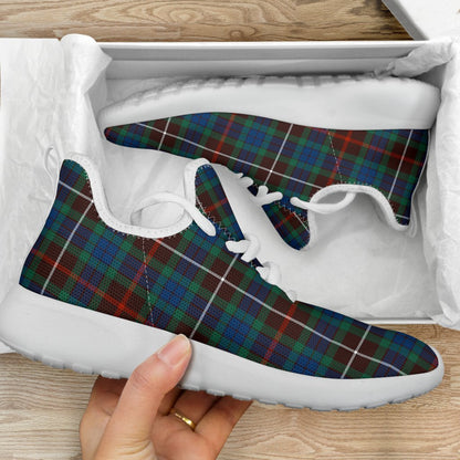 Fraser Hunting Tartan Plaid Mesh Knit Sneakers