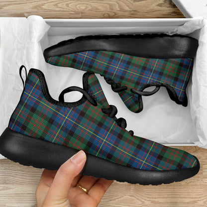 Cameron of Erracht Ancient Tartan Plaid Mesh Knit Sneakers