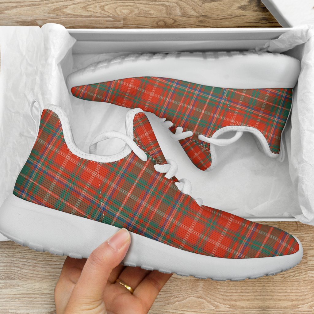 MacDougall Ancient Tartan Plaid Mesh Knit Sneakers