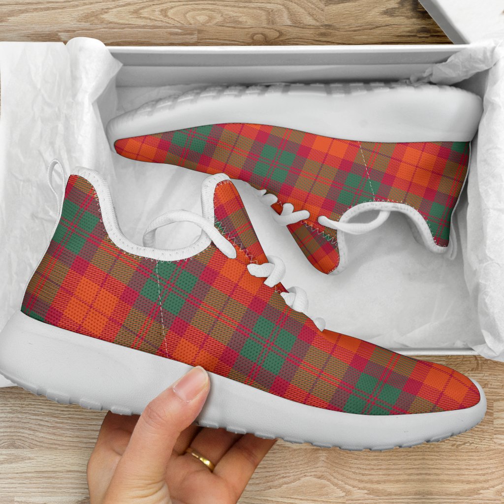 MacNab Ancient Tartan Plaid Mesh Knit Sneakers