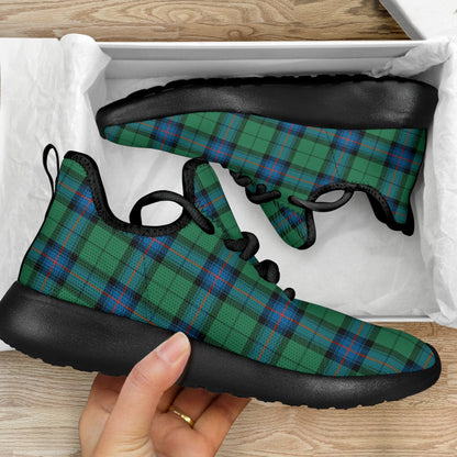 Armstrong Ancient Tartan Plaid Mesh Knit Sneakers