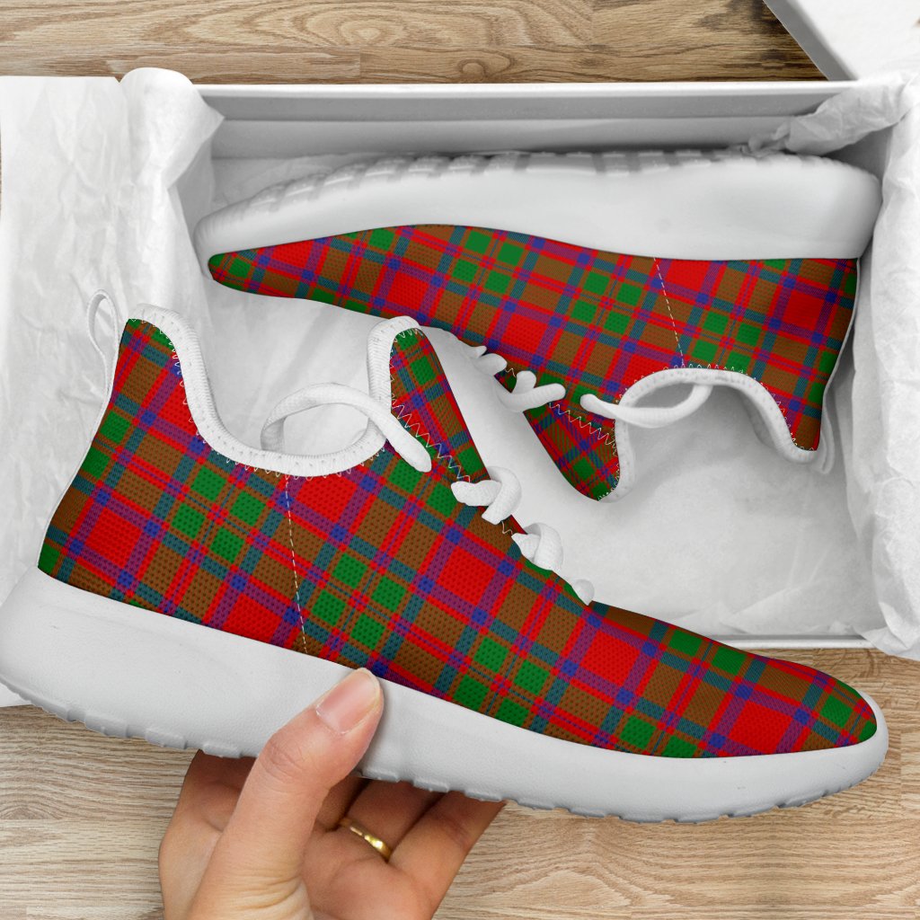 MacKintosh Modern Tartan Plaid Mesh Knit Sneakers