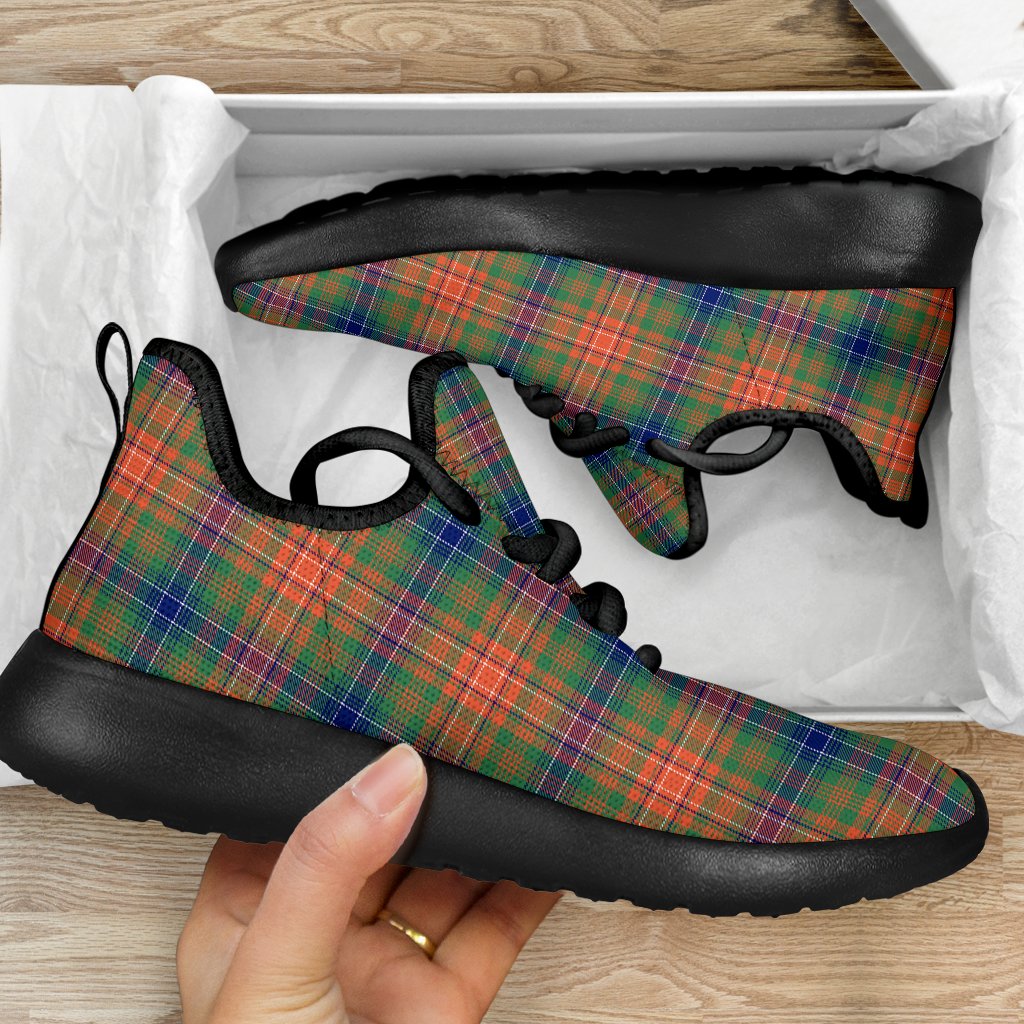 Wilson Ancient Tartan Plaid Mesh Knit Sneakers