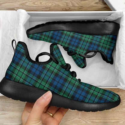 MacCallum Ancient Tartan Plaid Mesh Knit Sneakers