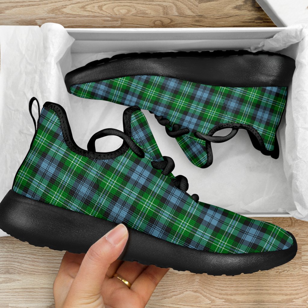 Arbuthnot Ancient Tartan Plaid Mesh Knit Sneakers