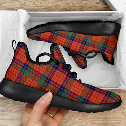 Nicolson Ancient Tartan Plaid Mesh Knit Sneakers