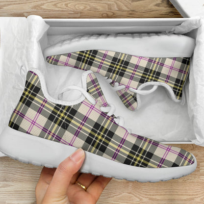 MacPherson Dress Ancient Tartan Plaid Mesh Knit Sneakers