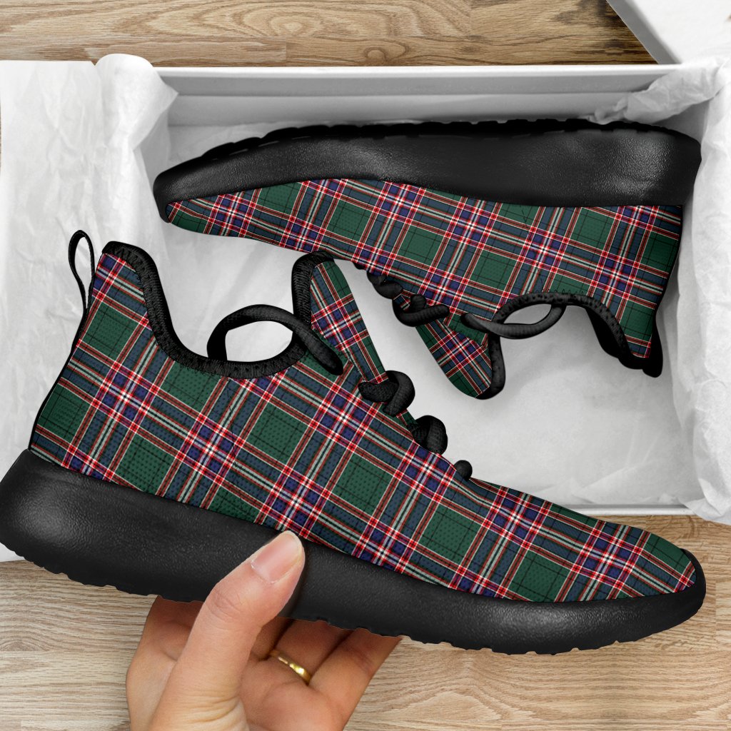 MacFarlane Hunting Modern Tartan Plaid Mesh Knit Sneakers