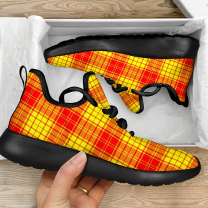 MacMillan Clan Tartan Plaid Mesh Knit Sneakers