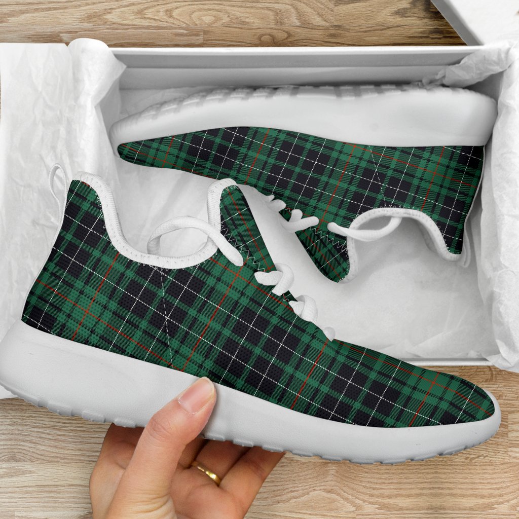 MacAulay Hunting Ancient Tartan Plaid Mesh Knit Sneakers