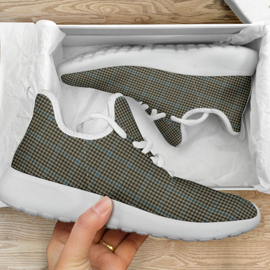 Haig Check Tartan Plaid Mesh Knit Sneakers