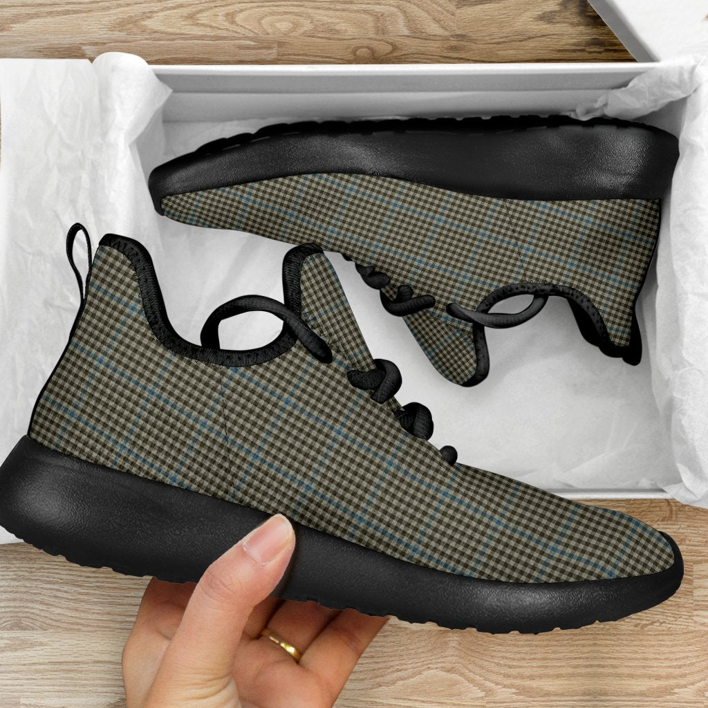 Haig Check Tartan Plaid Mesh Knit Sneakers