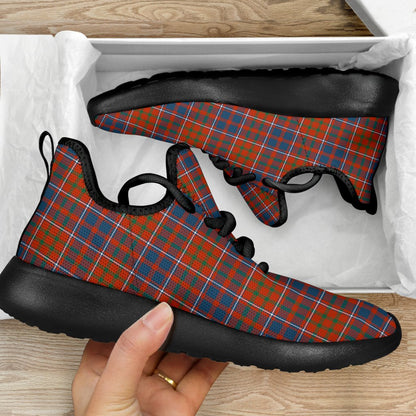 Cameron of Lochiel Ancient Tartan Plaid Mesh Knit Sneakers