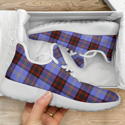 Rutherford Tartan Plaid Mesh Knit Sneakers