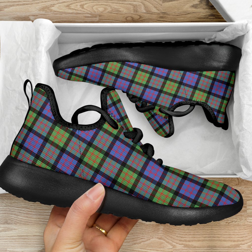 MacDonald Ancient Tartan Plaid Mesh Knit Sneakers