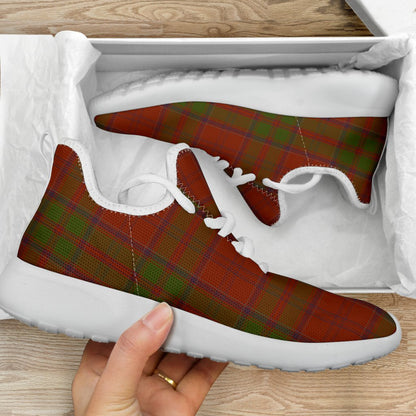 Drummond Clan Tartan Plaid Mesh Knit Sneakers