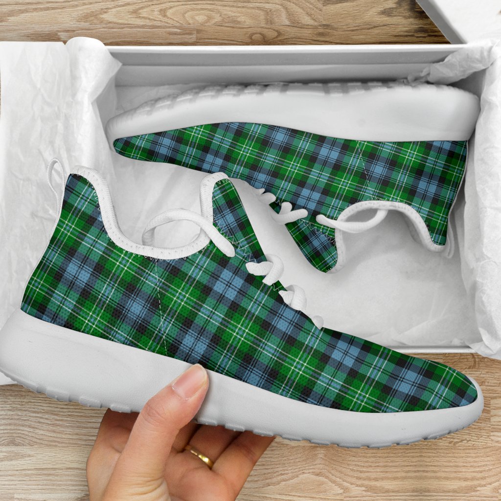 Arbuthnot Ancient Tartan Plaid Mesh Knit Sneakers