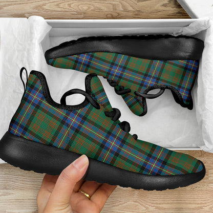 Cochrane Ancient Tartan Plaid Mesh Knit Sneakers