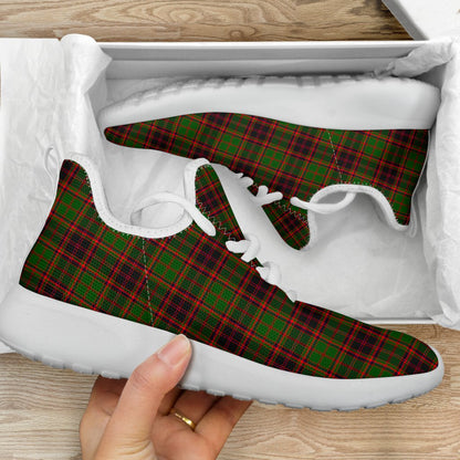 Buchan Modern Tartan Plaid Mesh Knit Sneakers