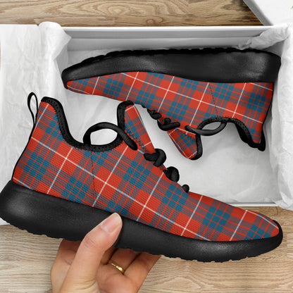 Hamilton Ancient Tartan Plaid Mesh Knit Sneakers