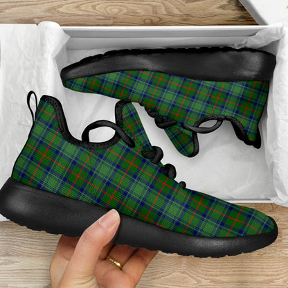 Cranstoun Tartan Plaid Mesh Knit Sneakers