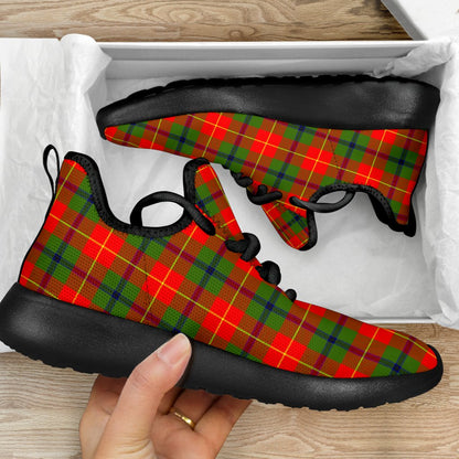 Turnbull Dress Tartan Plaid Mesh Knit Sneakers