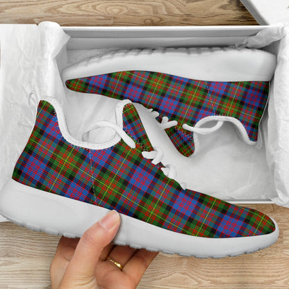 Carnegie Ancient Tartan Plaid Mesh Knit Sneakers