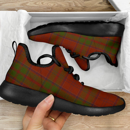 Drummond Clan Tartan Plaid Mesh Knit Sneakers