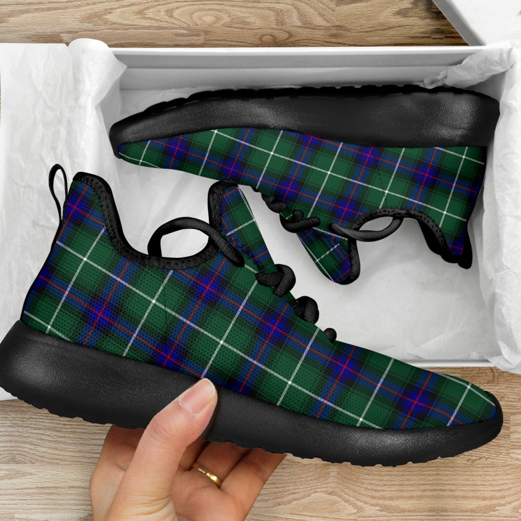 MacDonald of the Isles Hunting Modern Tartan Plaid Mesh Knit Sneakers