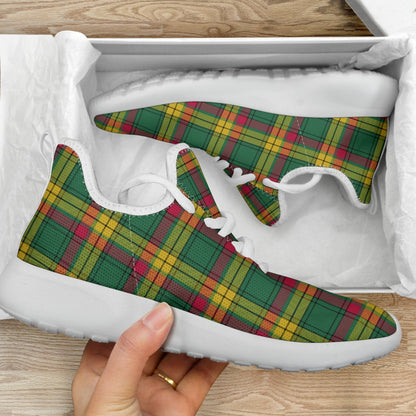 MacMillan Old Ancient Tartan Plaid Mesh Knit Sneakers