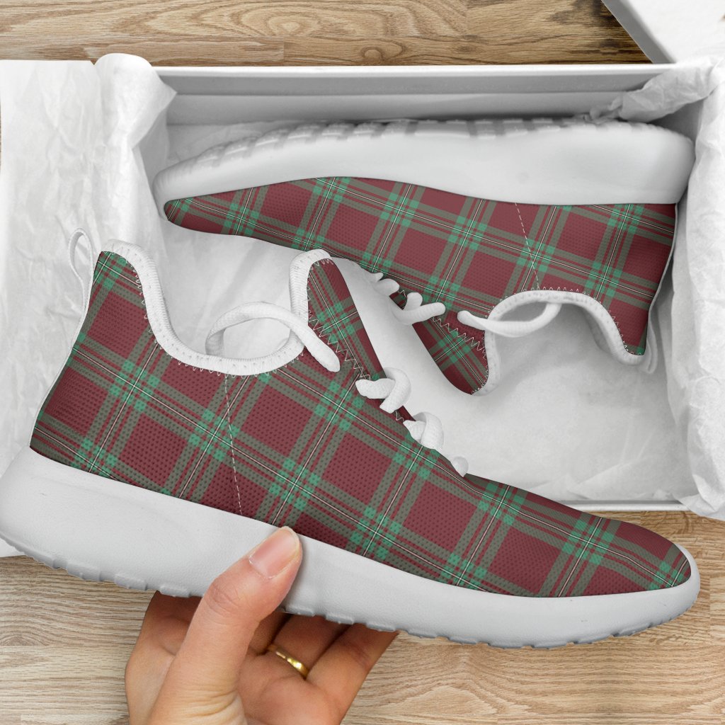 MacGregor Hunting Ancient Tartan Plaid Mesh Knit Sneakers