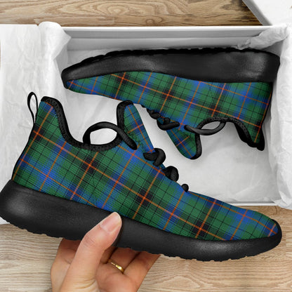 Davidson Ancient Tartan Plaid Mesh Knit Sneakers