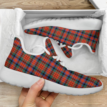 MacDuff Ancient Tartan Plaid Mesh Knit Sneakers