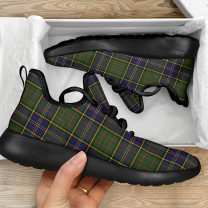 MacMillan Hunting Modern Tartan Plaid Mesh Knit Sneakers