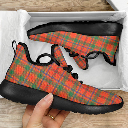 Munro Ancient Tartan Plaid Mesh Knit Sneakers