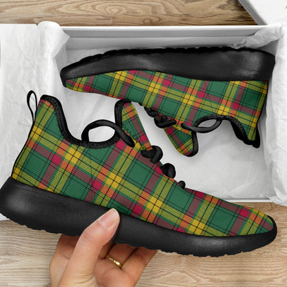 MacMillan Old Ancient Tartan Plaid Mesh Knit Sneakers