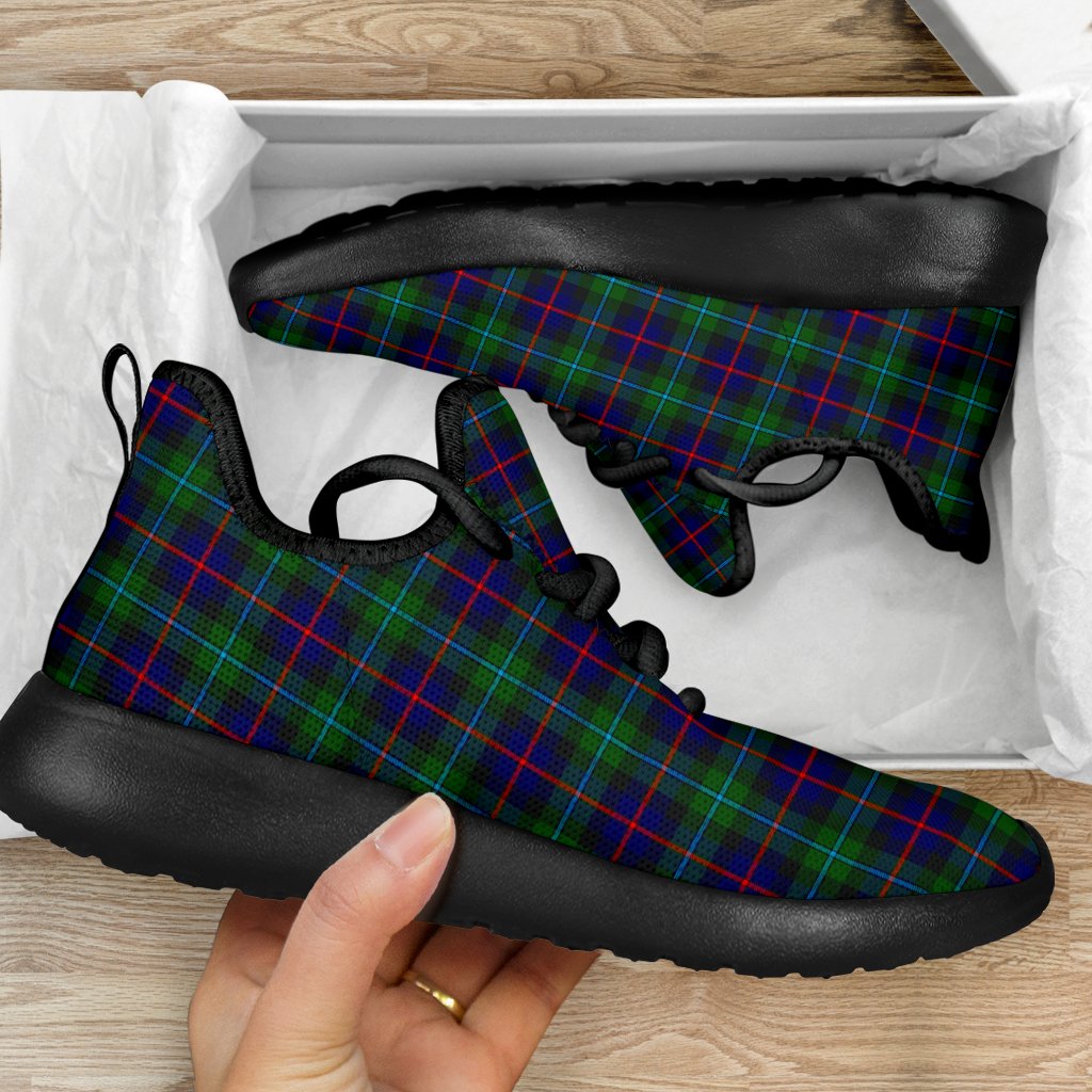 Campbell of Cawdor Modern Tartan Plaid Mesh Knit Sneakers